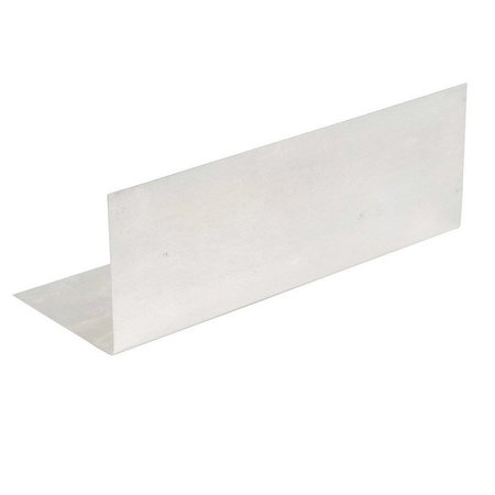 AMERIMAX HOME PRODUCTS 4 in. W X 12 in. L Galvanized Steel Pre-Bent Flashing Shingle Silver 70612